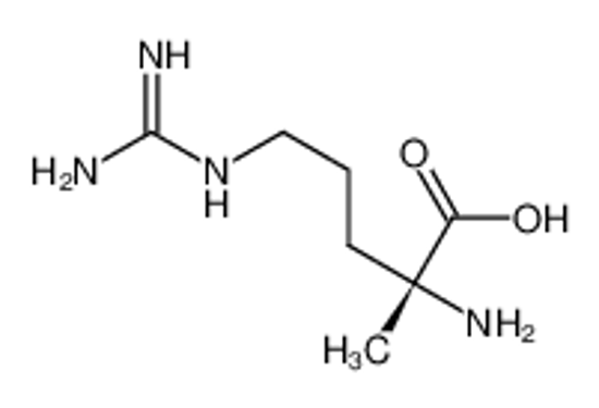 Imagem de (2R)-2-amino-5-(diaminomethylideneamino)-2-methylpentanoic acid
