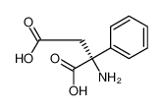 Picture of (2R)-2-amino-2-phenylbutanedioic acid