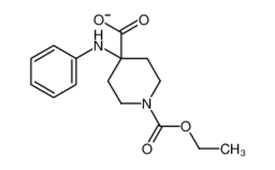 Picture of 4-anilino-1-ethoxycarbonylpiperidine-4-carboxylate