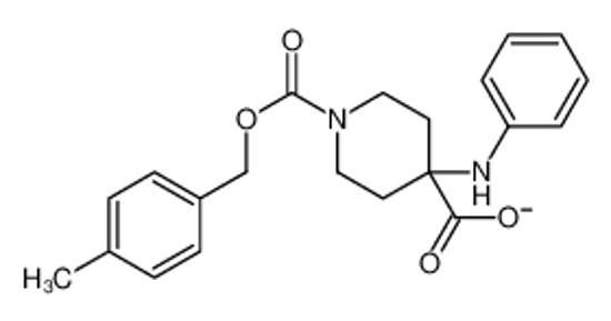 Imagem de 4-anilino-1-[(4-methylphenyl)methoxycarbonyl]piperidine-4-carboxylate