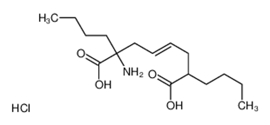 Picture of 2-amino-2,7-dibutyloct-4-enedioic acid,hydrochloride