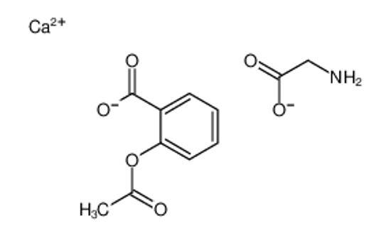 Picture of calcium,2-acetyloxybenzoate,2-aminoacetate