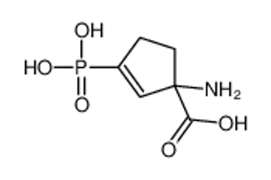 Imagem de 1-amino-3-phosphonocyclopent-2-ene-1-carboxylic acid