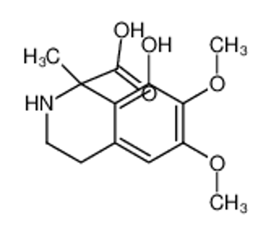 Imagem de 8-hydroxy-6,7-dimethoxy-1-methyl-3,4-dihydro-2H-isoquinoline-1-carboxylic acid
