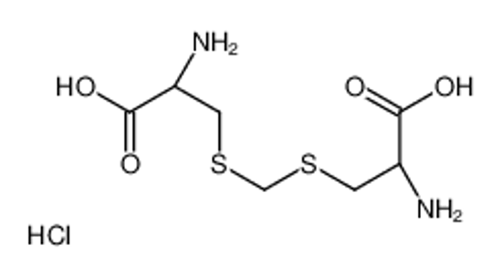 Picture of (2R)-2-amino-3-[[(2R)-2-amino-2-carboxyethyl]sulfanylmethylsulfanyl]propanoic acid,hydrochloride
