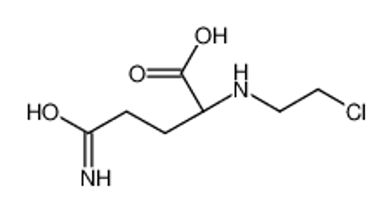 Picture of (2S)-5-amino-2-(2-chloroethylamino)-5-oxopentanoic acid