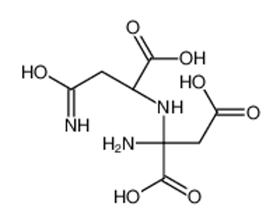 Picture of (2R)-2-amino-2-[[(1S)-3-amino-1-carboxy-3-oxopropyl]amino]butanedioic acid