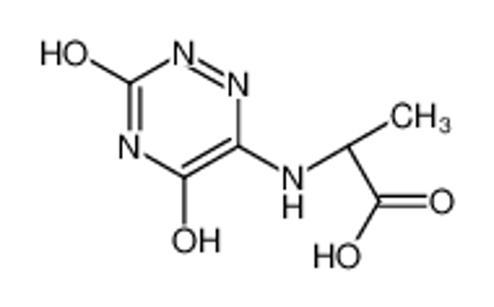 Picture of (2S)-2-[(3,5-dioxo-2H-1,2,4-triazin-6-yl)amino]propanoic acid