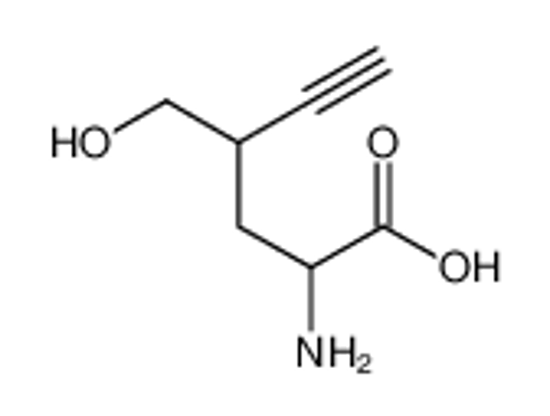 Изображение 2-amino-4-(hydroxymethyl)hex-5-ynoic acid