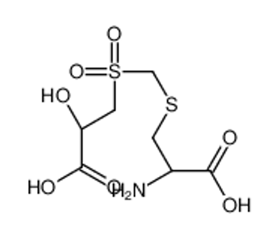Picture of (2R)-2-amino-3-[(2-carboxy-2-hydroxyethyl)sulfonylmethylsulfanyl]propanoic acid