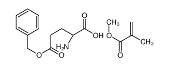 Picture of (2S)-2-amino-5-oxo-5-phenylmethoxypentanoic acid,methyl 2-methylprop-2-enoate
