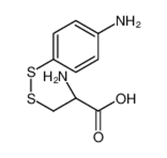 Picture of (2R)-2-amino-3-[(4-aminophenyl)disulfanyl]propanoic acid