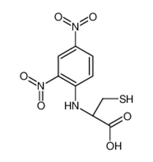 Picture of (2R)-2-(2,4-dinitroanilino)-3-sulfanylpropanoic acid