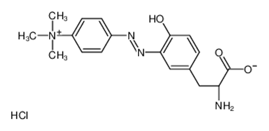 Picture of [4-[(2E)-2-[3-[(2S)-2-amino-2-carboxyethyl]-6-oxocyclohexa-2,4-dien-1-ylidene]hydrazinyl]phenyl]-trimethylazanium,chloride