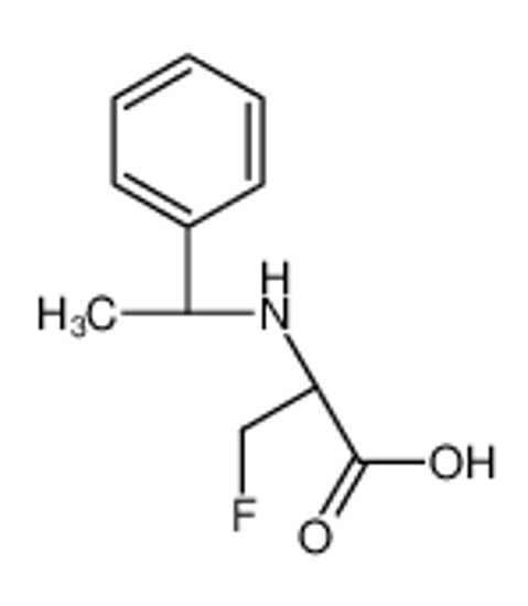 Imagem de (2R)-3-fluoro-2-(1-phenylethylamino)propanoic acid