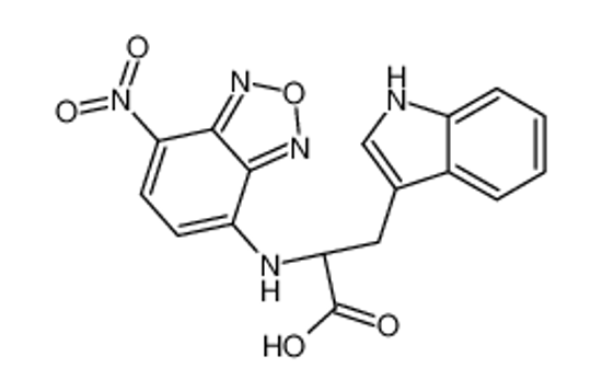 Picture of (2S)-3-(1H-indol-3-yl)-2-[(4-nitro-2,1,3-benzoxadiazol-7-yl)amino]propanoic acid