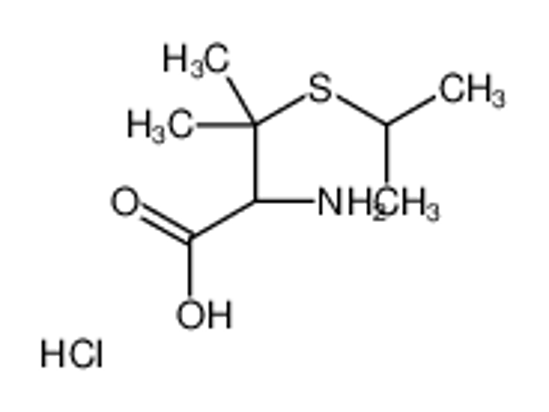 Picture of (2R)-2-amino-3-methyl-3-propan-2-ylsulfanylbutanoic acid,hydrochloride