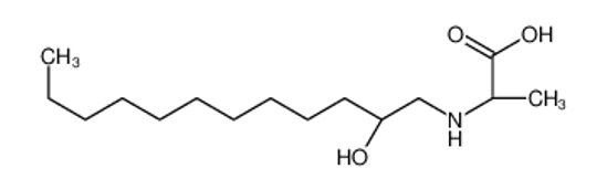 Изображение (2S)-2-(2-hydroxydodecylamino)propanoic acid