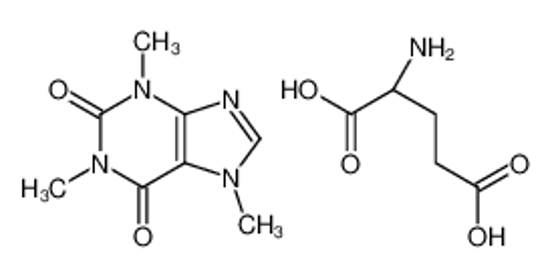 Imagem de (2S)-2-aminopentanedioic acid,1,3,7-trimethylpurine-2,6-dione