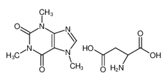 Picture of (2S)-2-aminobutanedioic acid,1,3,7-trimethylpurine-2,6-dione