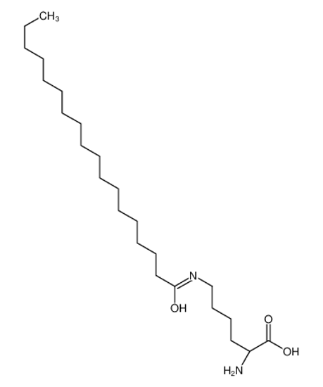 Picture of (2S)-2-amino-6-(octadecanoylamino)hexanoic acid