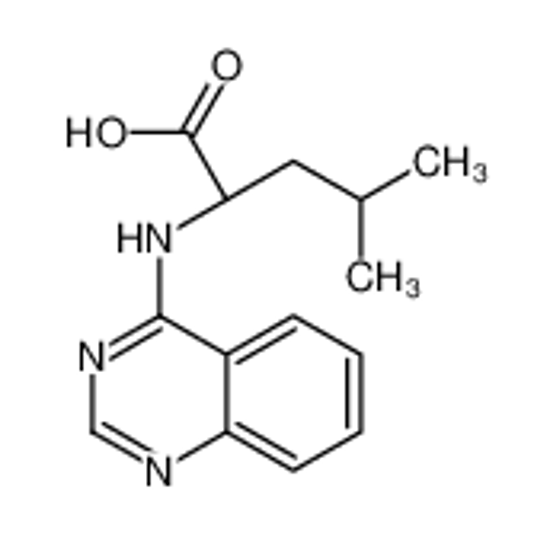 Изображение (2S)-4-methyl-2-(quinazolin-4-ylamino)pentanoic acid
