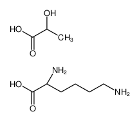Изображение (2S)-2,6-diaminohexanoic acid,2-hydroxypropanoic acid