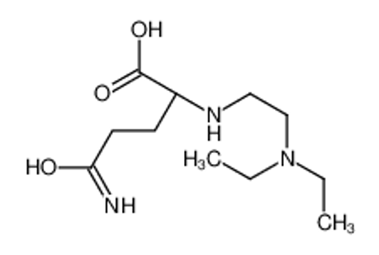 Picture of (2S)-5-amino-2-[2-(diethylamino)ethylamino]-5-oxopentanoic acid