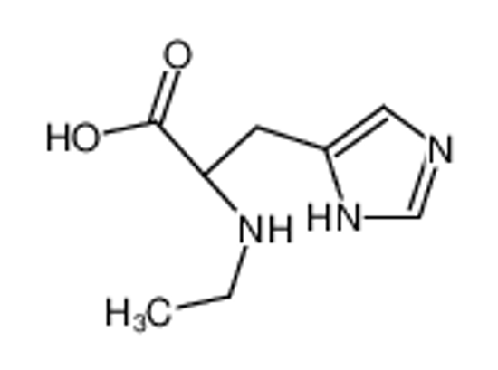 Picture of (2S)-2-(ethylamino)-3-(1H-imidazol-5-yl)propanoic acid
