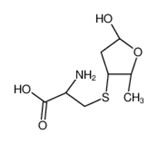 Picture of (2R)-2-amino-3-(5-hydroxy-2-methyloxolan-3-yl)sulfanylpropanoic acid