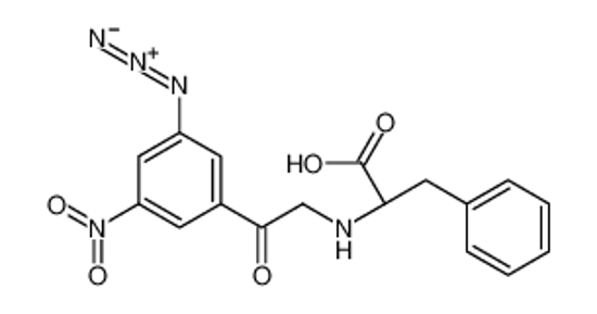 Picture of (2S)-2-[[2-(3-azido-5-nitrophenyl)-2-oxoethyl]amino]-3-phenylpropanoic acid