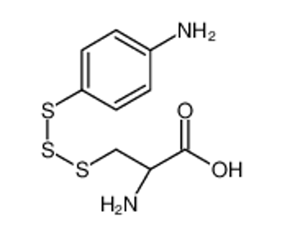 Picture of (2R)-2-amino-3-[(4-aminophenyl)trisulfanyl]propanoic acid