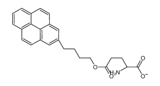 Picture of (2S)-2-amino-5-oxo-5-(4-pyren-2-ylbutoxy)pentanoate