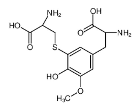 Picture of (2S)-2-amino-3-[3-(2-amino-2-carboxyethyl)sulfanyl-4-hydroxy-5-methoxyphenyl]propanoic acid