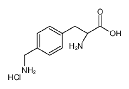 Picture of (2S)-2-amino-3-[4-(aminomethyl)phenyl]propanoic acid,hydrochloride