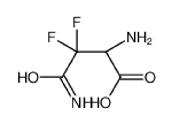 Picture of (2R)-2,4-diamino-3,3-difluoro-4-oxobutanoic acid