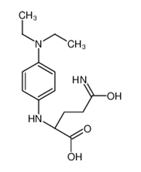Изображение (2S)-5-amino-2-[4-(diethylamino)anilino]-5-oxopentanoic acid