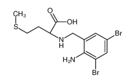 Изображение (2S)-2-[(2-amino-3,5-dibromophenyl)methylamino]-4-methylsulfanylbutanoic acid