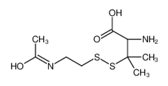 Picture of (2S)-3-(2-acetamidoethyldisulfanyl)-2-amino-3-methylbutanoic acid