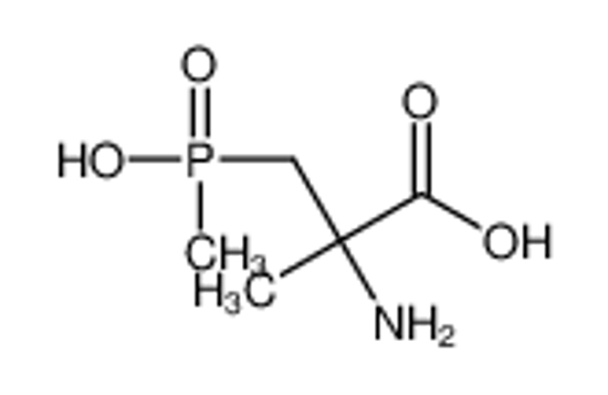 Изображение 2-amino-3-[hydroxy(methyl)phosphoryl]-2-methylpropanoic acid