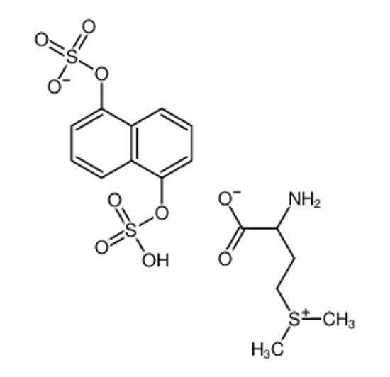 Picture of (3-amino-3-carboxypropyl)-dimethylsulfanium,(5-sulfonatooxynaphthalen-1-yl) sulfate