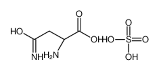 Picture of (2S)-2,4-diamino-4-oxobutanoic acid,sulfuric acid
