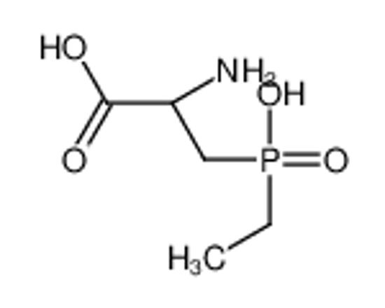 Picture of (2R)-2-amino-3-[ethyl(hydroxy)phosphoryl]propanoic acid