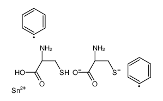 Picture of (2R)-2-amino-3-[[(2R)-2-amino-2-carboxyethyl]sulfanyl-diphenylstannyl]sulfanylpropanoic acid