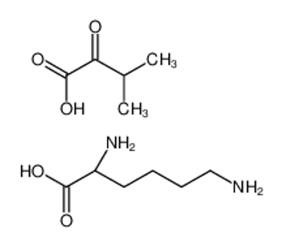 Изображение (2S)-2,6-diaminohexanoic acid,3-methyl-2-oxobutanoic acid