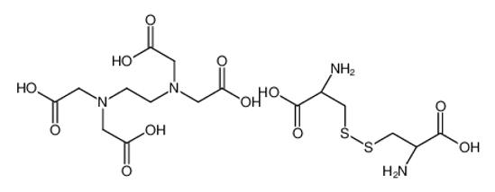 Picture of (2R)-2-amino-3-[(2-amino-2-carboxyethyl)disulfanyl]propanoic acid,2-[2-[bis(carboxymethyl)amino]ethyl-(carboxymethyl)amino]acetic acid
