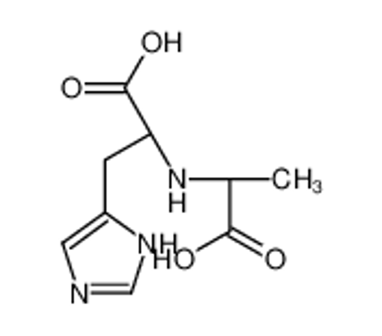 Picture of (2S)-2-(1-carboxyethylamino)-3-(1H-imidazol-5-yl)propanoic acid