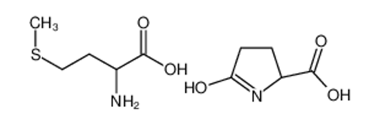 Picture of 2-amino-4-methylsulfanylbutanoic acid,(2S)-5-oxopyrrolidine-2-carboxylic acid