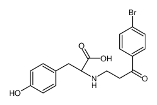 Picture of (2R)-2-[[3-(4-bromophenyl)-3-oxopropyl]amino]-3-(4-hydroxyphenyl)propanoic acid