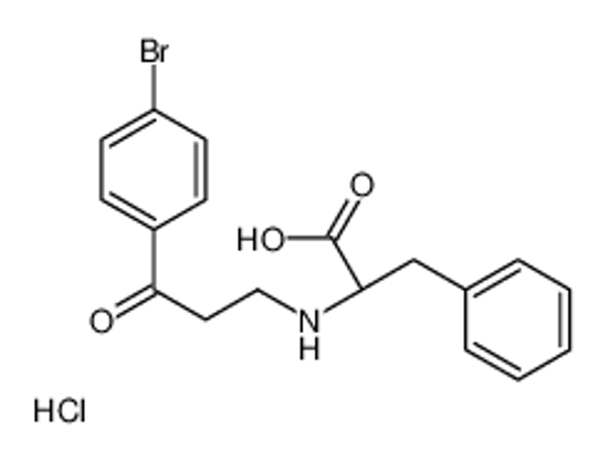 Picture of (2S)-2-[[3-(4-bromophenyl)-3-oxopropyl]amino]-3-phenylpropanoic acid,hydrochloride